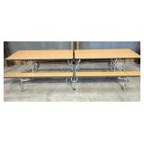 Folding Bench Cafeteria Table 121ï¿½x50ï¿½