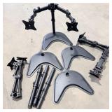 (4) VIVO Dual Monitor Stand Fits most 13' to 30'