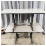 (2) Gray Laminate Classroom Tables 30ï¿½ x 60ï¿½