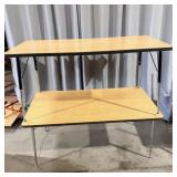 (2) Adjustable Height Classroom Tables 30ï¿½ x 60ï¿½