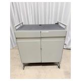 Rolling Metal Locking Laptop Storage/Charging >