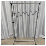 Adjustable Rolling Clothing Rack 38'