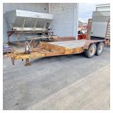 1976 Vermeer flatbed Utility/Tag Trailer Dual >