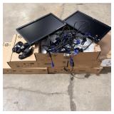 (10) HP LE1851w 18.5 Inch LCD Monitors w/ cords