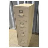 4 Drawer Filing Cabinet 52ï¿½ x 25ï¿½ x 15ï¿½