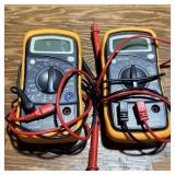 (2) Digital Voltmeter Ammeter Ohmmeter Multimeter>