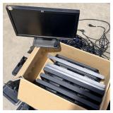 (10) HP LE1851w 18.5 Inch LCD Monitors w/ cords