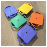 (5) Rolling Floor Scooter Boards