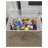 Large Tote of Large Attribute Blocks Math