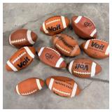 (10) Voit Playground Tough Rubber Football