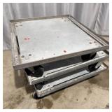 (3) Aluminum 4-Wheel Rolling Dollies 26ï¿½x27.5'