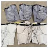 (6) Riddell Power Men Extra Large Football Gray 5