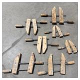(7) Vintage Adjustable Handscrew Clamps Jorgensen>