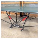 Portable Kettler Ping Pong Table Green Top >