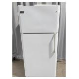 White Frigidaire Top Freezer Refrigerator  >