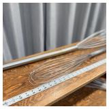 (2) XL Stainless Steel Wire Whisks