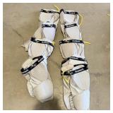 (9) Riddell Power Men  Football Gray 5 Padded