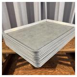 (12) Aluminum Commercial Baking Sheet Pans 26ï¿½x18'