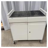 Bretford metal rolling storage car 36ï¿½ x 38ï¿½ x