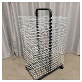Mobile Art Drying Rack 42ï¿½ x 16ï¿½ x 24ï¿½