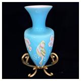 Fenton Landmark Collection Blue Hand painted >