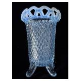 Vintage Imperial Glass Katy Blue Opalescent 4 >