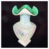 Fenton New Century Handpainted Iridized French >