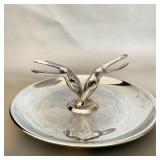 Art Deco Chrome Pincherette Toucan Cigarette >