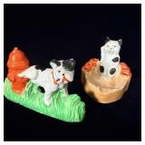 1950's Cigarette Holder Ashtray and Peeing Dog >