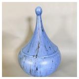 Vintage IPS Canadian Blue Drip Pottery Candy >
