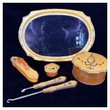 Art Deco Celluloid Vanity Set