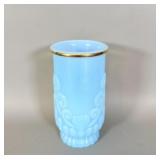 Vintage Avon Bristol Blue Opalescent Milk Glass >