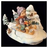 Hummel Figurines Winter Rides & Ride into >