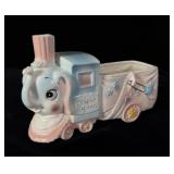 Vintage Napco Diaper Express Ceramic Train Planter