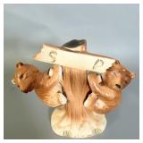 3pc Ceramic Japan-made Hanging Bear Salt & Pepper>