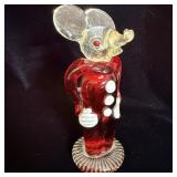 1950's Archimede Seguso Murano Amberina Handblown>