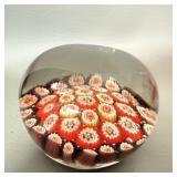 Vintage Marano millefiori paperweight