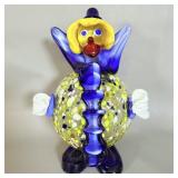 Vintage Imperial Handblown Glass Clown 8'