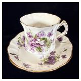 Hammersley Victorian Violets Tea Cup & Saucer