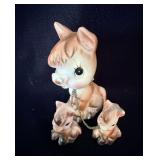 Vintage Davar Japan Donkey Family Figurines 4'