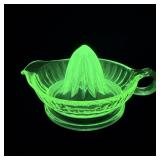 Federal green depression uranium glass