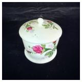 Vintage Porcelain Covered Stamp Dispenser