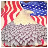 King size American Bould eagle blanket very plush