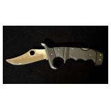 Black defender tactical knife
