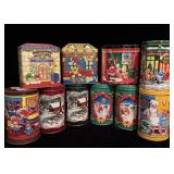(10) Vintage M&M Collector Tins