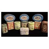 (11) Vintage Decorative Floral Collector Tins