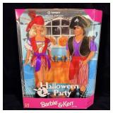 Vintage Halloween party Barbie and Ken