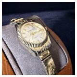 10K Black Hills Gold Trim Womens Watch