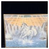 Vintage unicorn picture 20ï¿½ x 16ï¿½