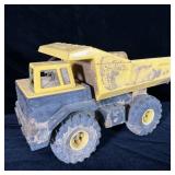 Vintage Pressed Steel Tonka Yellow Dump Truck